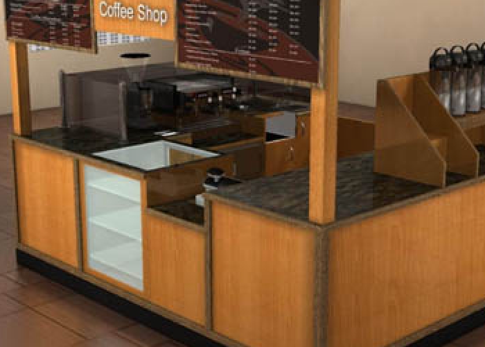 Thiết kế kiosk cà phê, đồ uống